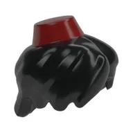 Hair and Hat, Dark Red Fez / Black