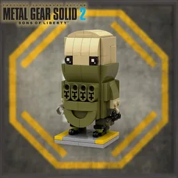 Fatman , Metal Gear Solid 2 , Brickheadz Moc
