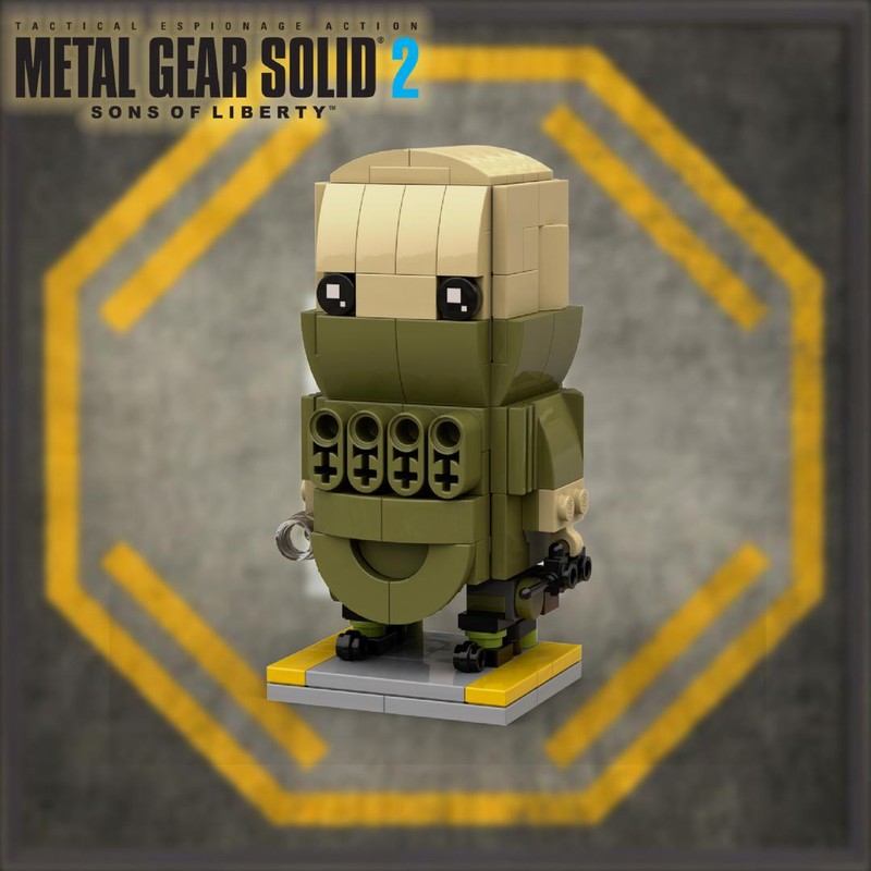 Lego Fatman , Metal Gear Solid 2 , Brickheadz Moc