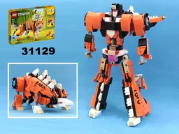 Transformer Snarl / Dinosaur Stegosaurus from LEGO Creator 31129: Majestic Tiger