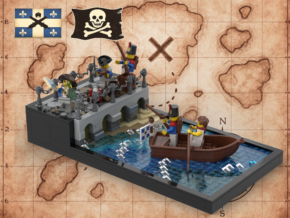 Lego 🏴‍☠️ TREASURE MAP HEIST - Chase on the Pier! ⚔️
