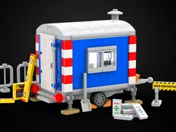 Construction Site Trailer – Builder Office Wagon | Bauwagen