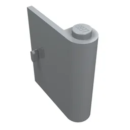 Door 1 x 3 x 3 Right / Light Bluish Gray