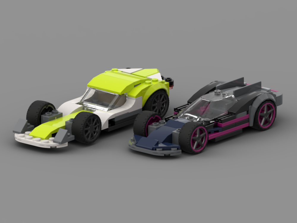 Lego Cyber Speeder and Cyber Rat (60415 alt)
