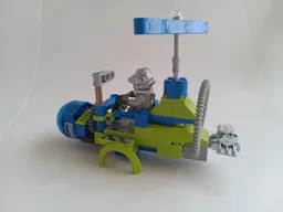 Scientist and Flying Ship
