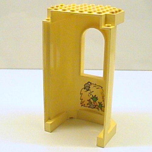Lego Belville Wall Tower with Window and Interior Haystack, Mice and Carrot Print