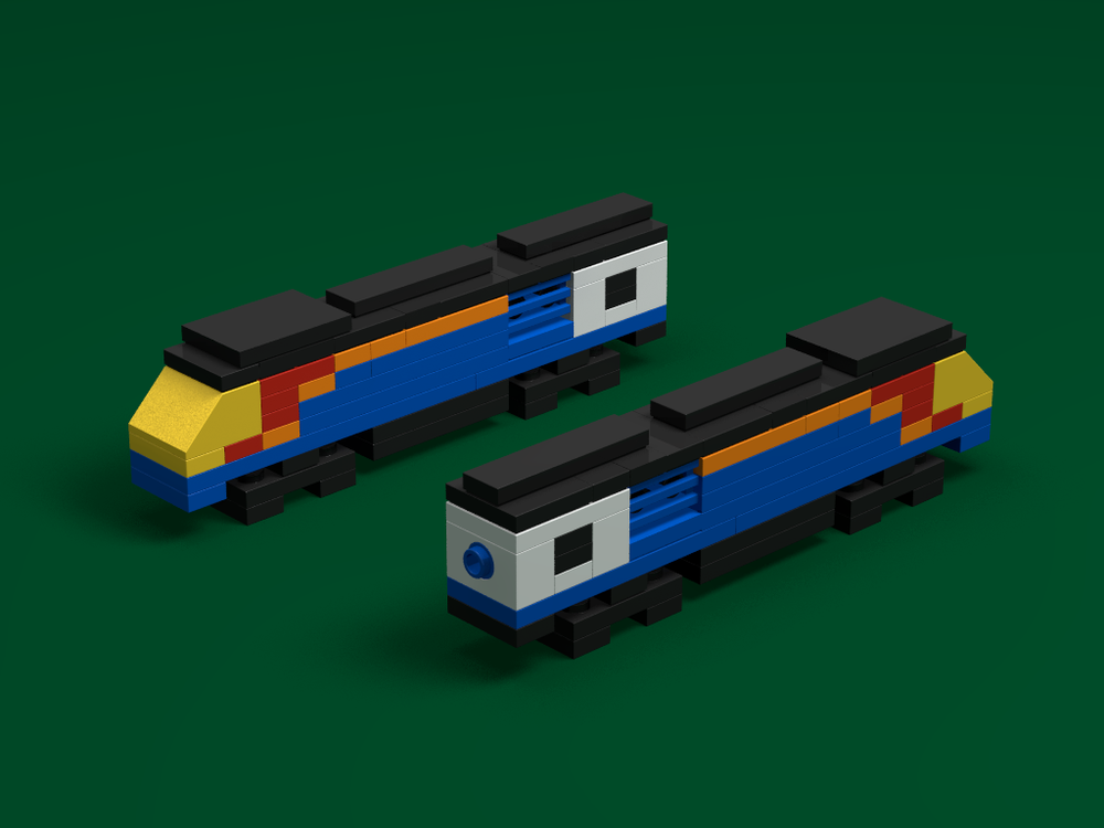 Lego EMT HST power cars (Micro)