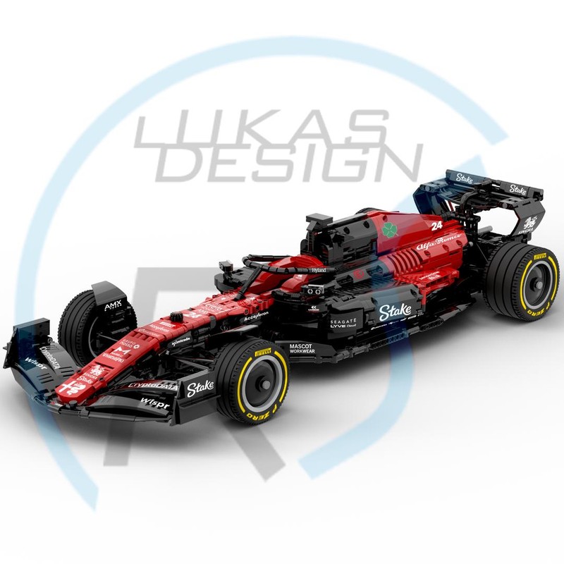 Lego Alfa Romeo C43 F1 Team Stake 1:8 scale