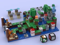cubic board game - Jeu de société avec des cubes -