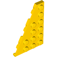 Lego Wedge Plate 6 x 4 Left / Yellow