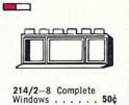 1 x 6 x 2 Triple-Pane Window in Frame