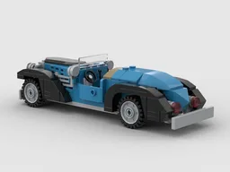 Classic azure car