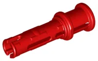 Technic Pin Long with Friction Ridges Lengthwise and Stop Bush [3 Lateral Holes, Big Pin Hole]