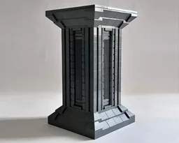 Brick Pedestal,