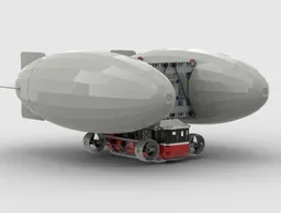 Brickticks Aeronautical Engineering Twin-Hull Cargo Airship Bricksmude
