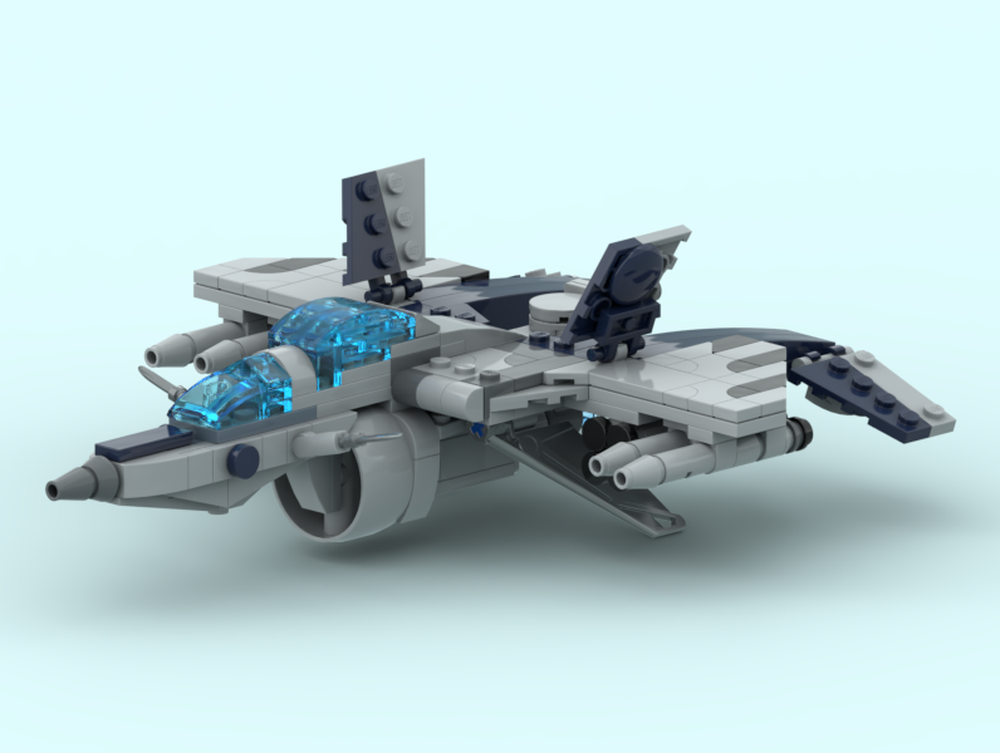 Lego Solar Empire Fighter (w/ Stand)