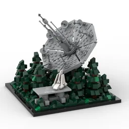 Endor Death Star Shield Generator - Architecture Scale