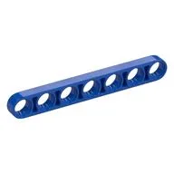Technic Beam 1 x 7 Thin / Blue
