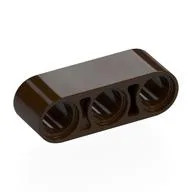 Technic Beam 1 x 3 Thick / Dark Brown