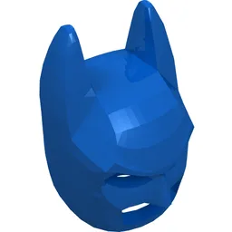 Mask, Batman Cowl [Plain] / Blue
