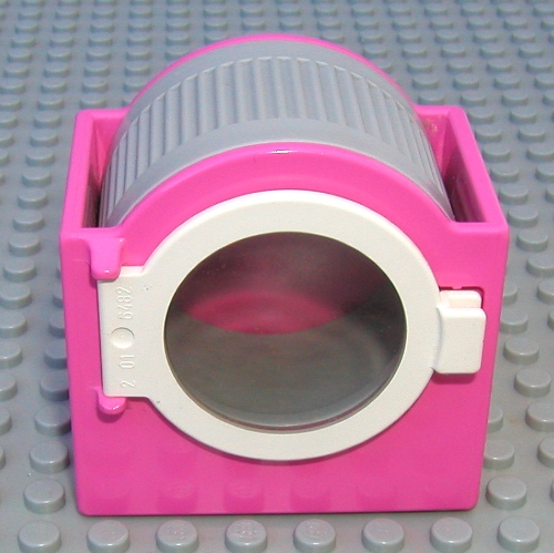 Lego Duplo Clothes Washer / Washing Machine (Complete Assembly) / Medium Dark Pink