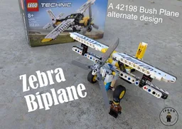 Zebra Biplane (42198 Bush Plane)