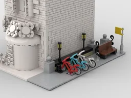 Modular Corner Bus Stop | Turn every modular model into a corner