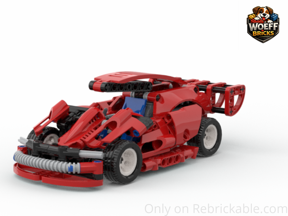 Lego Pullback car