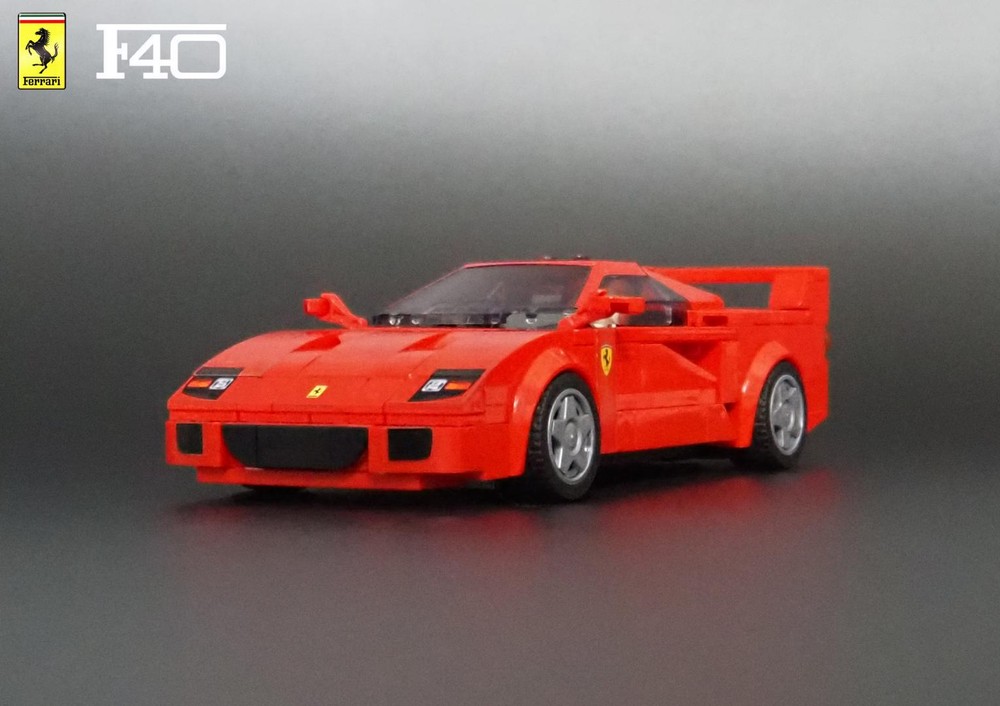 Lego Ferrari F40 - Speed Champions 8 Studs wide