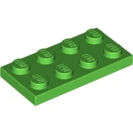Plate 2 x 4 / Bright Green