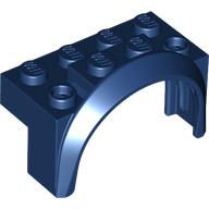 Lego Wheel Arch, Mudguard 4 x 2 x 2 1/2 / Dark Blue