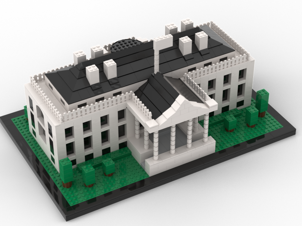 LEGO Architecture 21006 White House in the scale 2:1
