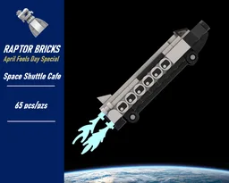 Space Shuttle Cafe Food Truck (at 1:110 scale)