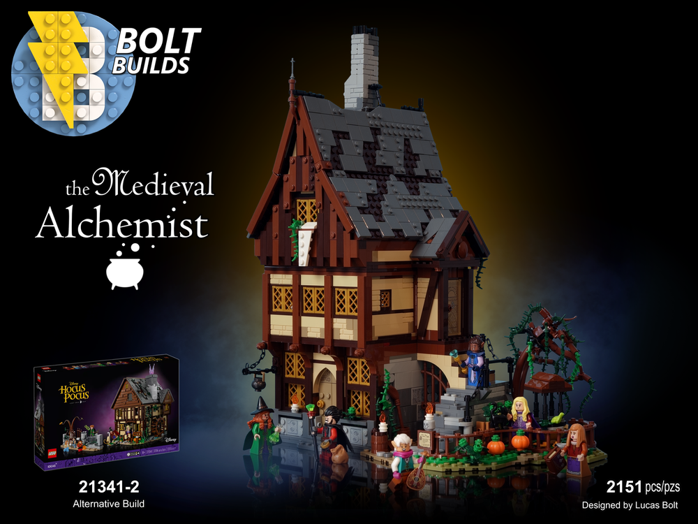 Lego The Medieval Alchemist - Alternative to 21341