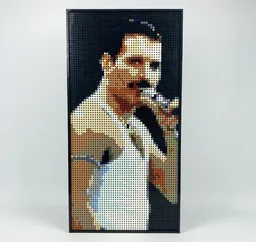 Freddie Mercury - The Legend, Mosaic (40 x 78 cm / 15.7 x 30.7 in)