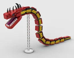 How To Train Your Dragon Slitherwing Dragon Moc (Wingless)