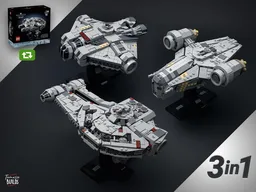 75375 Alternate 3 in 1 Bundle: Outrider + Razor Crest + Ghost
