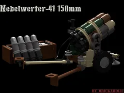 LEGO Nebelwerfer-41 150mm and 42 210mm - German Army WW2 Rocket Launcher
