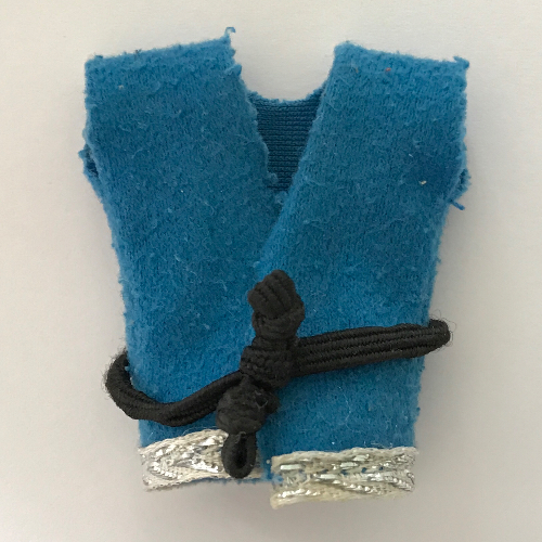 Lego Belville, Vest with Black Belt (Prince Justin) / Blue