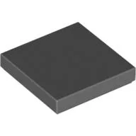 Tile 2 x 2 with Groove / Dark Bluish Gray