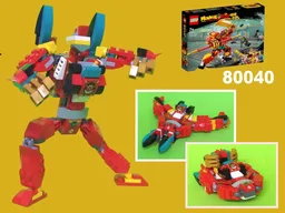 Transformer Triple changer space cruiser,submarine from LEGO Monkie Kid 80040: Combi Mech
