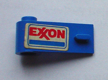 Lego Door 1 x 3 x 1 Left with Exxon logo Pattern (Sticker) - Set 6679-2