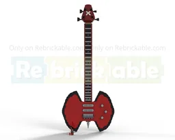Marceline Life Size Bass Guitar - Adventure Time Display Piece