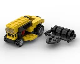 Garden Tractor With Roller