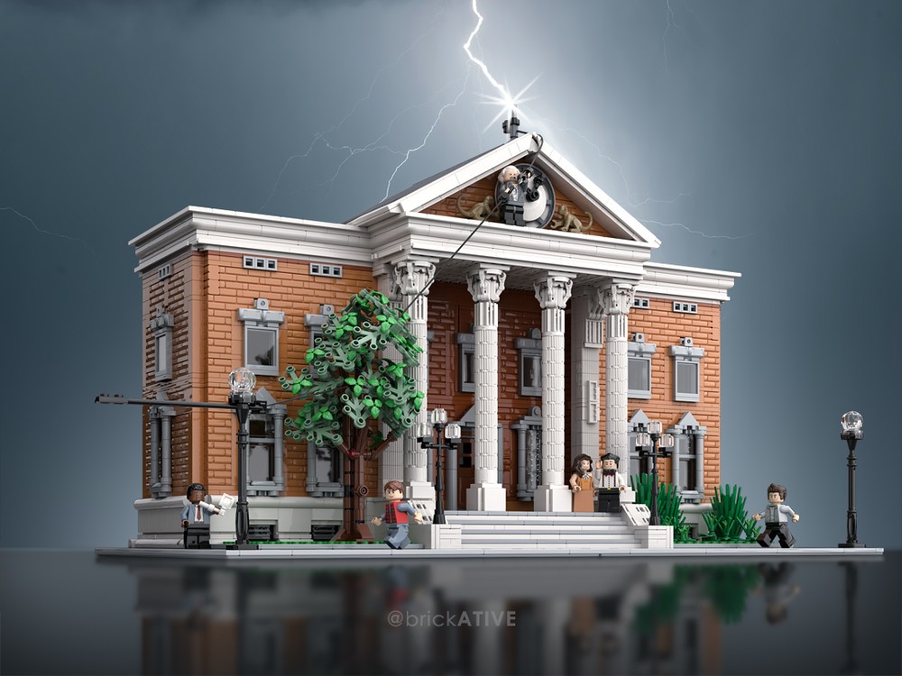 Lego Back to the Future Clock Tower