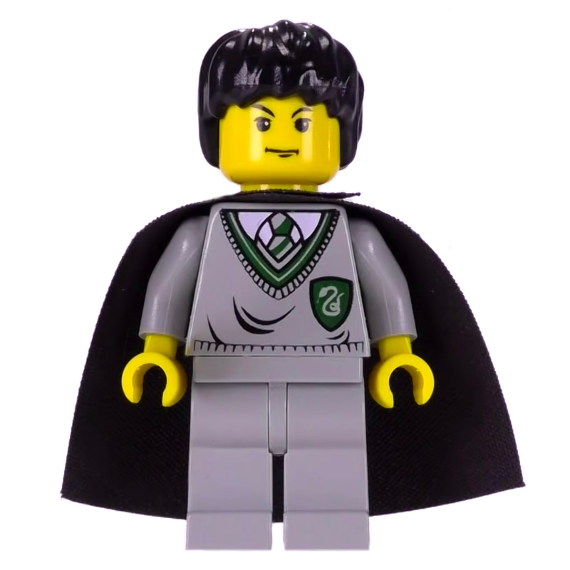 Lego Tom Riddle, Yellow Skin, Slytherin Sweater with Crest, Cape