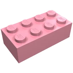 Brick 2 x 4 / Pink
