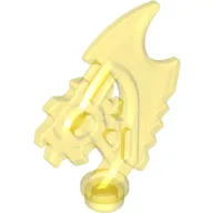 Weapon Axe Blade, Complex (Ninjago) [Techno-Blade] / Trans-Yellow
