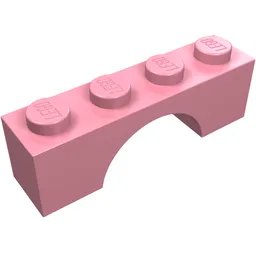 Brick Arch 1 x 4 / Pink