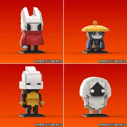 "Hollow Knight: SIlksong" Brickheadz Bundle
